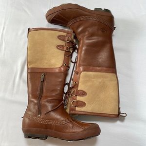 UGG Cydnee Tan Suede Riding Boots